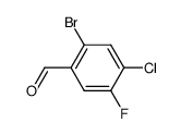 2-Bromo-4-chloro-5-fluorobenzaldehyde Structure