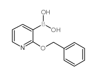 2-苄氧基吡啶-3-硼酸结构式