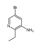 5-溴-2-乙基-3-吡啶胺结构式