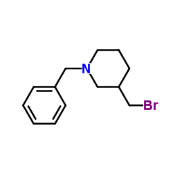 1-苄基-3-溴甲基-哌啶结构式