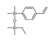 (4-ethenylphenyl)-[ethyl(dimethyl)silyl]oxy-dimethylsilane结构式