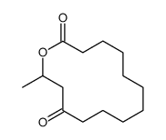 14-methyl-oxacyclotetradecane-2,12-dione Structure