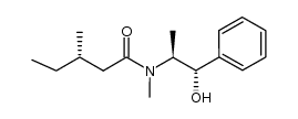 (S)-3-methylpentanoic acid ((1'S,2'S)-2'-hydroxy-1'-methyl-2'-phenylethyl)(methyl)amide结构式