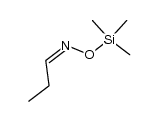 (Z)-propionaldehyde O-trimethylsilyl oxime结构式
