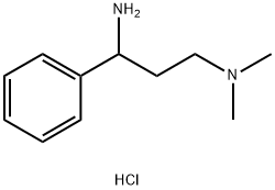 (3-氨基-3-苯基丙基)二甲胺二盐酸盐结构式