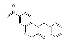 7-硝基-4-(吡啶-2-基甲基)-2H-苯并[b][1,4]噁嗪-3(4H)-酮结构式