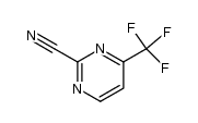 4-(三氟甲基)嘧啶-2-甲腈结构式
