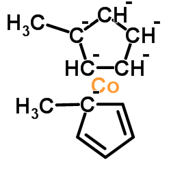 cobalt; 5-methylcyclopenta-1,3-diene; methylcyclopentane Structure