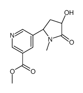 rac cis-3'-Hydroxy Cotinine-3-carboxylic Acid Methyl Ester structure