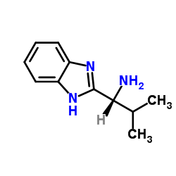 (R)-(+)-2-(α-(i-propyl)Methanamine)-1H-benzimidazole, Min. 98 (R)-i-Pr-BIMAH结构式