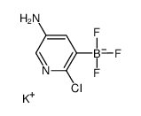 (5-氨基-2-氯吡啶-3-基)三氟硼酸钾结构式