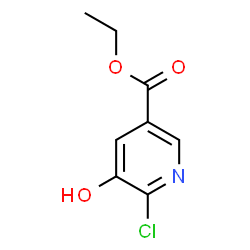 6-氯-5-羟基烟酸乙酯结构式