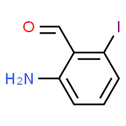 2-氨基-6-碘苯甲醛结构式
