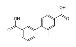 2-甲基-[1,1-联苯]-3,4-二羧酸结构式