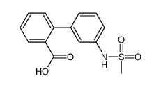 2-[3-(methanesulfonamido)phenyl]benzoic acid结构式