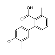 2-(4-methoxy-3-methylphenyl)-6-methylbenzoic acid Structure