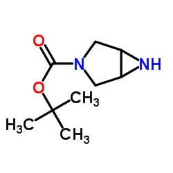 3-N-Boc-3,6-二氮杂双环[3.1.0]己烷结构式