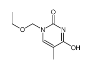 1-(ethoxymethyl)-5-methylpyrimidine-2,4-dione Structure