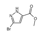 5-溴-1H-吡唑-3-羧酸甲酯结构式