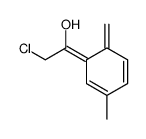 Ethanol, 2-chloro-1-(3-methyl-6-methylene-2,4-cyclohexadien-1-ylidene)-, (Z)- (9CI)结构式
