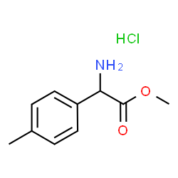 2-氨基-2-(对甲苯基)乙酸甲酯盐酸盐结构式