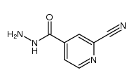 2-氰基异烟酰肼结构式
