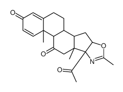 21-脱乙酰氧基11-氧黄酮结构式