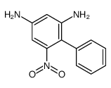 5-nitro-4-phenylbenzene-1,3-diamine Structure