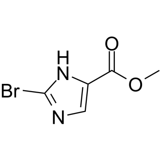 2-溴-1H-咪唑-5-羧酸甲酯结构式
