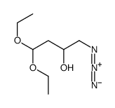 1-azido-4,4-diethoxybutan-2-ol Structure