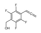 (2,3,5,6-tetrafluoro-4-propa-1,2-dienylphenyl)methanol Structure