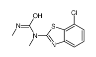 1-(7-chloro-1,3-benzothiazol-2-yl)-1,3-dimethylurea结构式