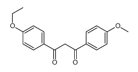 1-(4-ethoxyphenyl)-3-(4-methoxyphenyl)propane-1,3-dione结构式