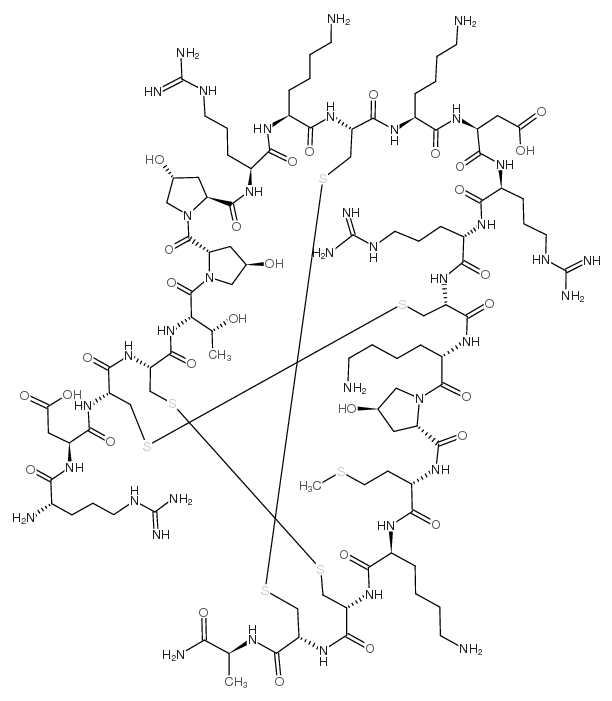 u-Conotoxin GIIIB结构式