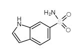 1H-吲哚-6-磺酰胺结构式
