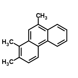 1,2,9-Trimethylphenanthrene Structure