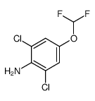 2,6-dichloro-4-(difluoromethoxy)aniline Structure