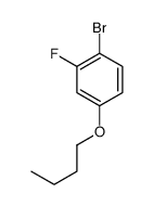 1-溴-4-丁氧基-2-氟苯结构式