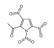 1-(1,3,5-trinitropyrrol-2-yl)ethanone Structure
