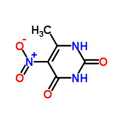 2,4-二羟基-6-甲基-5-硝基嘧啶结构式