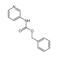 Carbamic acid, 3-pyridinyl-, phenylmethyl ester (9CI) Structure