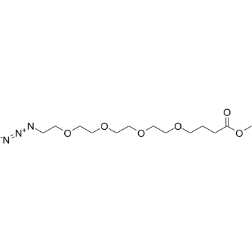 Azido-PEG4-(CH2)3-methyl ester Structure