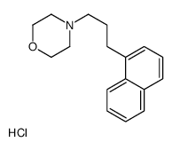 4-(3-naphthalen-1-ylpropyl)morpholine,hydrochloride Structure