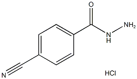 4-氰基苯甲酰肼盐酸盐结构式