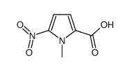 1-METHYL-5-NITRO-1H-PYRROLE-2-CARBOXYLIC ACID结构式
