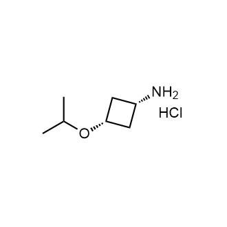 顺式-3-(丙-2-基氧基)环丁-1-胺盐酸盐结构式
