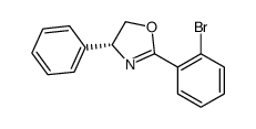 (R)-2-(2-溴苯基)-4-苯基-4,5-二氢恶唑结构式