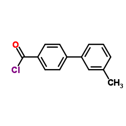 3'-Methyl-4-biphenylcarbonyl chloride结构式