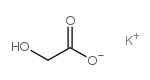 potassium hydroxyacetate structure