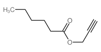 Hexanoic acid,2-propyn-1-yl ester结构式